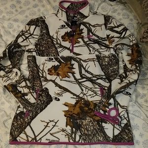 Purple camo Mossy oak hoodie